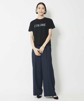［セットアップ対応］リネンライクワイドパンツ