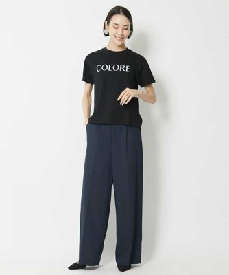 ［セットアップ対応］リネンライクワイドパンツ