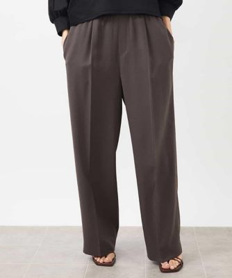 ＜MICHEL KLEIN (Women)＞ストレッチツイルワイドパンツ