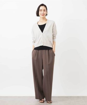 ストレッチツイルワイドパンツ