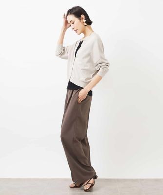 ストレッチツイルワイドパンツ