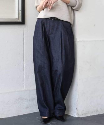 ＜MICHEL KLEIN (Women)＞［セットアップ対応］デニムバレルパンツ