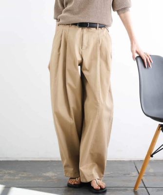 ＜MICHEL KLEIN (Women)＞チノバレルパンツ