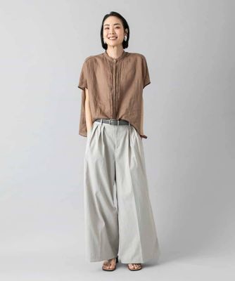 2タックワイドチノパンツ | MICHEL KLEIN (Women)/ミッシェルクラン