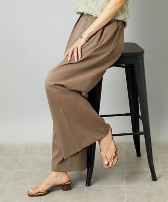 2タックワイドチノパンツ | MICHEL KLEIN (Women)/ミッシェルクラン