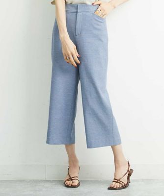 ＜三越伊勢丹/公式＞【SALE】MICHEL KLEIN (Women)/ミッシェルクラン ［定番人気］ストレッチワイドパンツ ブルー55 パンツ・ズボン【三越伊勢丹/公式】