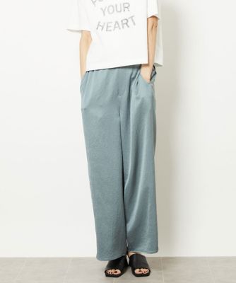 Vintage55 パンツ３点セット ひんやりタッチワイドプルオーバー×パンツセットアップ 上下2点