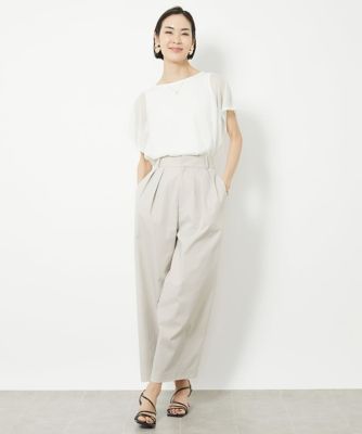 ハイウエストワイドチノパンツ