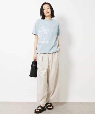 ハイウエストワイドチノパンツ