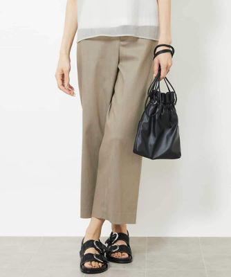 ＜MICHEL KLEIN (Women)＞リヨセルデニムセミワイドパンツ