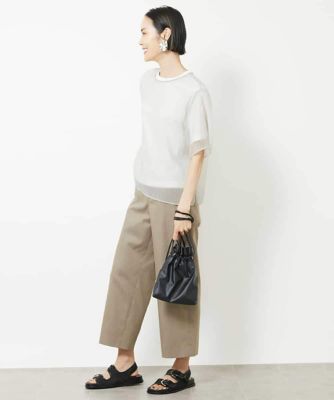 mame リヨセルワイドパンツ&トップスのセットアップ mame リヨセルワイドパンツ&トップスのセットアップ