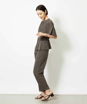 セットアップ対応］コージーテーパードパンツ | MICHEL KLEIN (Women