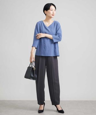 ハイウエストバレルパンツ