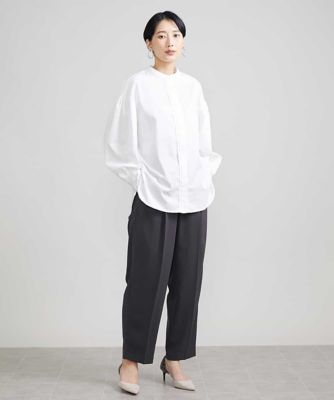 ハイウエストバレルパンツ