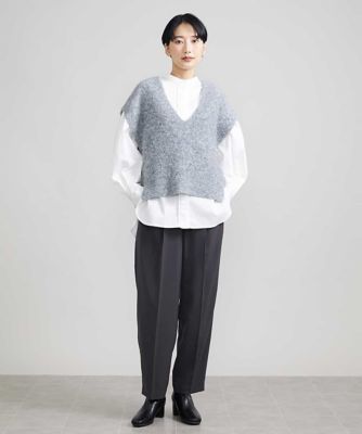 ハイウエストバレルパンツ