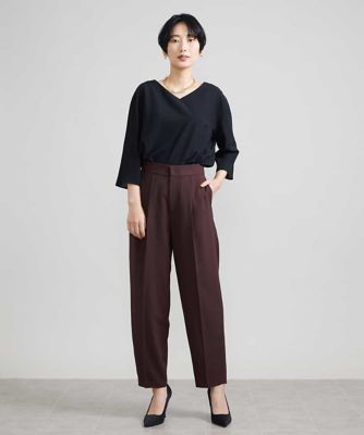 ハイウエストバレルパンツ