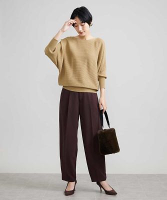 ハイウエストバレルパンツ
