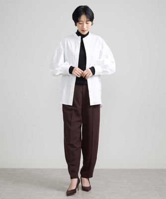 ハイウエストバレルパンツ