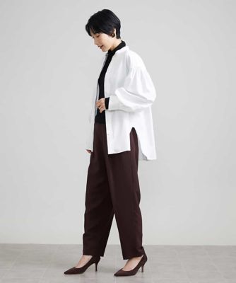 ハイウエストバレルパンツ