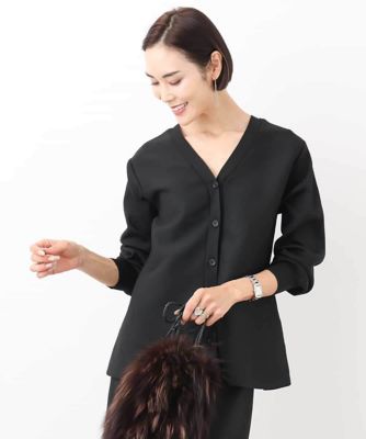 ［ＷＥＢ限定］ペプラムデザインニット（セットアップ対応／２ＷＡＹ）