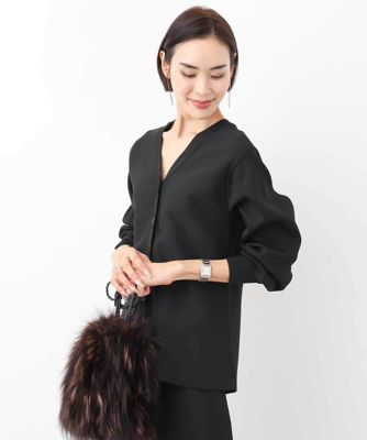 ［ＷＥＢ限定］ペプラムデザインニット（セットアップ対応／２ＷＡＹ）