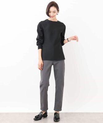 ［ＷＥＢ限定］ペプラムデザインニット（セットアップ対応／２ＷＡＹ）