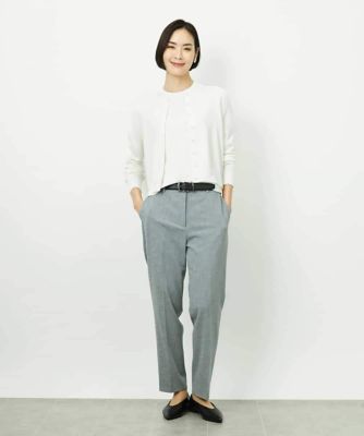 アンサンブル対応］コンパクトクルーネックカーディガン | MICHEL