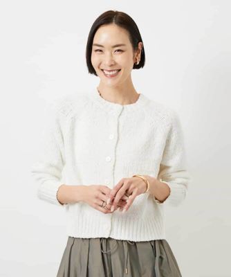 ＜MICHEL KLEIN (Women)＞ロービングラメニットカーディガン