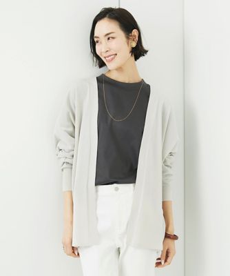 ＜MICHEL KLEIN (Women)＞ドルマンスリーブロングカーディガン（ＷＥＢ限定カラーあり）