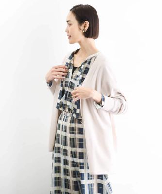 ＜MICHEL KLEIN (Women)＞ドルマンスリーブ　トッパーカーディガン