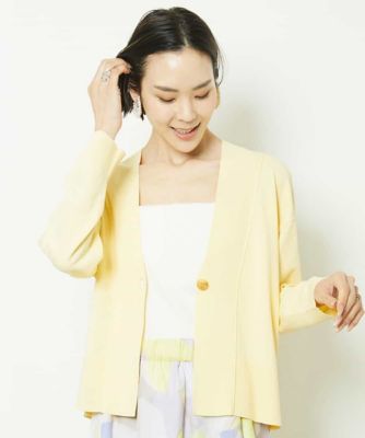 MICHEL KLEIN (Women)/ミッシェルクラン [WEB限定]Vネックカーディガン