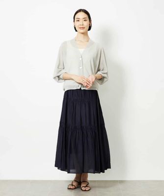 Ｖネックシアーカーディガン