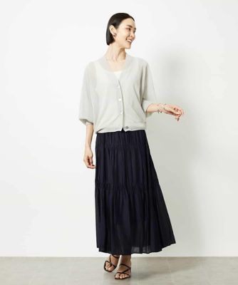 Ｖネックシアーカーディガン