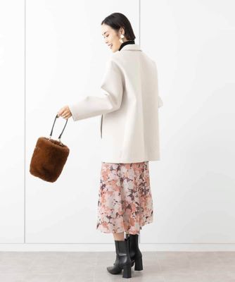 ボンディングミドル丈コート（セットアップ対応） | MICHEL KLEIN