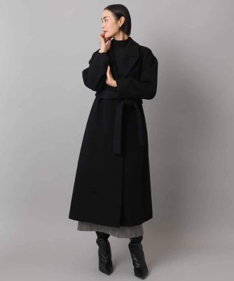 Super100ウールロングチェスターコート | MICHEL KLEIN (Women