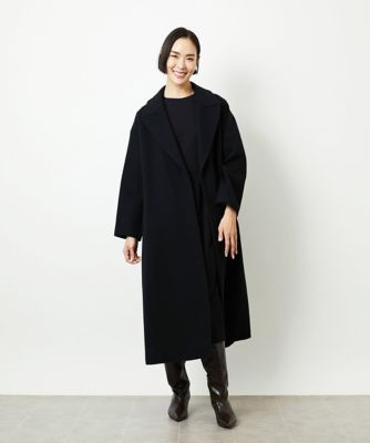 Super100ウールロングチェスターコート | MICHEL KLEIN (Women