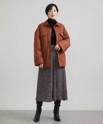グロッシータフタ中綿ＣＰＯジャケット