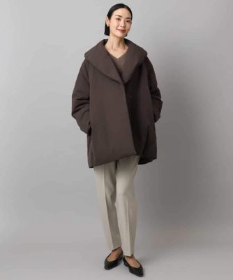 撥水加工］ショールカラーダウンコート | MICHEL KLEIN (Women