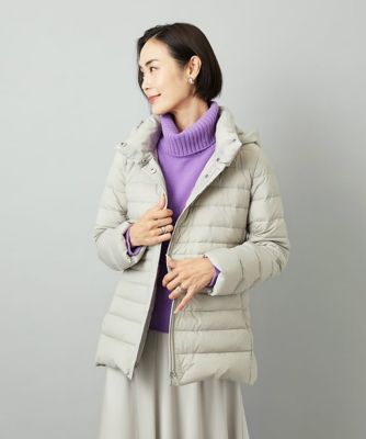 MICHEL KLEIN (Women)/ミッシェルクラン [定番人気]2WAYストレッチダウンジャケット 91ライトグレー コート・ジャケット【三越伊勢丹/公式】