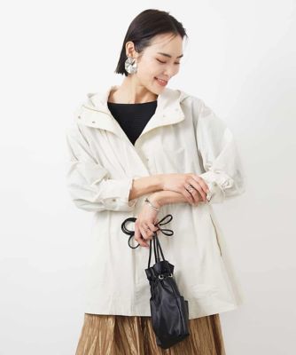 ＜MICHEL KLEIN (Women)＞フード付きオーバーサイズコート