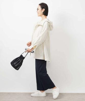 フード付きオーバーサイズコート