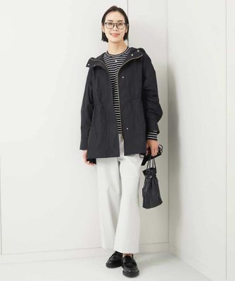 フード付きオーバーサイズコート