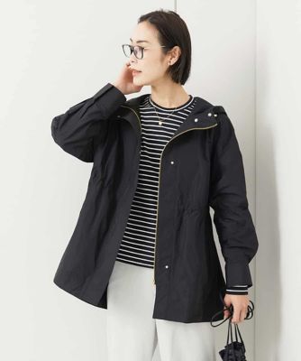 フード付きオーバーサイズコート