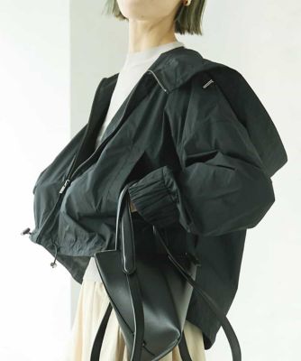 ミッシェルクラン　ドロストコンパクトブルゾン セットアップ対応］ドロストコンパクトブルゾン | MICHEL KLEIN