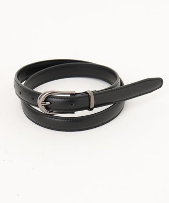 ＜MICHEL KLEIN (Women)＞シンプルレザーベルト
