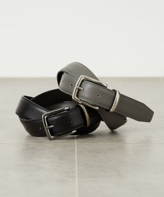 タグ付未使用 ミッシェルクラン 本革 牛革レザー ベルト ブラック 本革ベルト | MICHEL KLEIN (Women)/ミッシェルクラン | 三越伊勢丹
