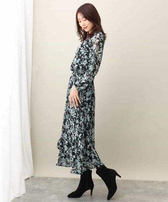 花柄シフォンブラウス／洗える | MK MICHEL KLEIN (Women)/エムケー