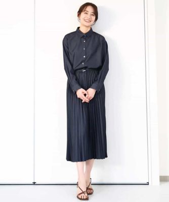 MK MICHEL  / エムケーミッシェルクラン デニムライクシャツブラウス/洗える デニムライクシャツブラウス/洗える(ブラウス・シャツ) | MK