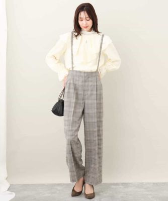 MK MICHEL  / エムケーミッシェルクラン フリルデザインブラウス/洗える フリルデザインブラウス／洗える | MK MICHEL KLEIN (Women