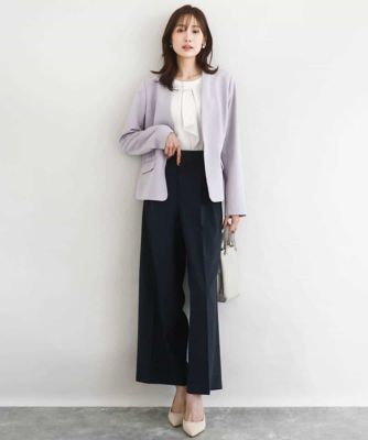 ダブルクロス カラーレスジャケット／セットアップ対応／洗える | MK